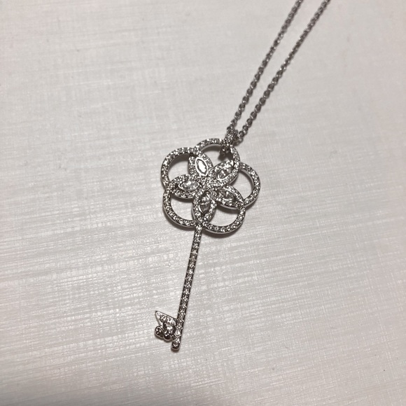 Swarovski Jewelry - Swarovski Balthazar key pendant long necklace